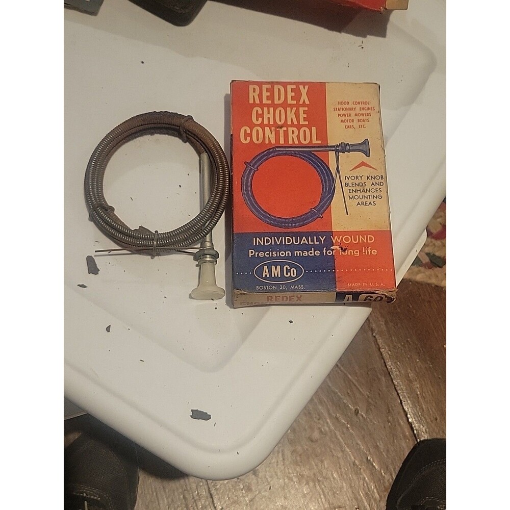 Redex Choke Control Vintage USA AM Co With Box Prop Car Motor